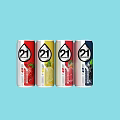 Colorful 21 Energy Drink Cans With Strawberry Lemon Raspberry And Blackberry Flavors