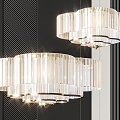 Crystal chandelier 3d model