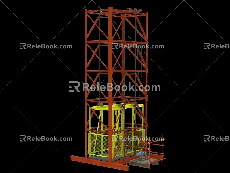 Material Hoist 3d model
