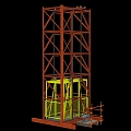 Material Hoist 3d model