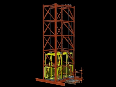 Material Hoist 3d model