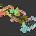 Iconic US Capitol Building Classical Architecture With Green Roof White Exterior And Central Dome