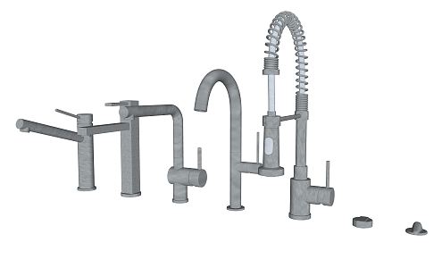 Modern faucet 3d model