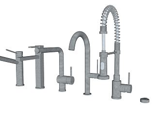 Modern faucet 3d model