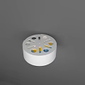 Downlight Spotlight Black Round Modern LED Ceiling Lighting Fixture With Bright Illumination