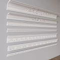 Various Decorative Coving Mouldings With Ornate Carved Patterns For Interior Design