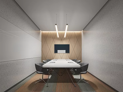 Modern Meeting Room Small Meeting 3d model