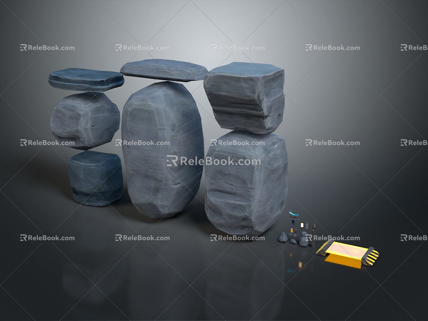 Stone Rock Stone Stone Appreciation Stone Strange Stone Ore Realistic 3d model