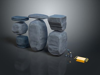 Stone Rock Stone Appreciation Stone Strange Stone Ore Realistic model