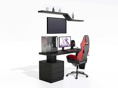 Computer Desk E-Sports Chair Hand-held model