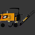 CMI Yellow And Gray Road Milling Machine With Cab And Milling Drum