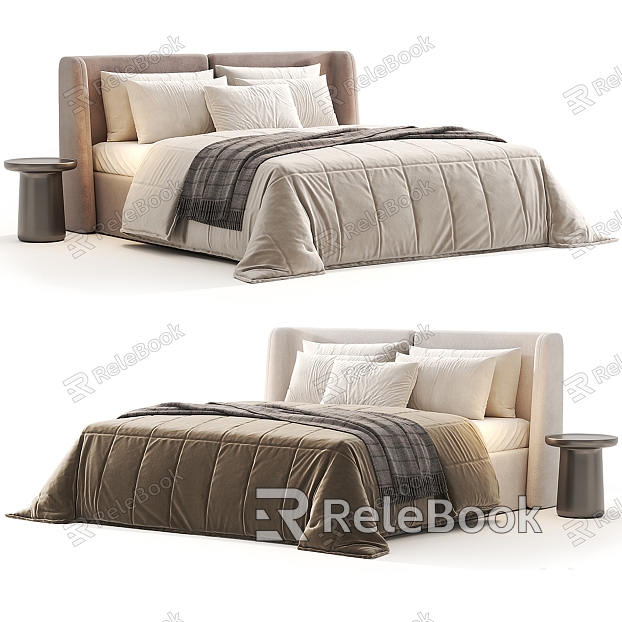 La Redoute fabric double bed model