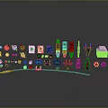 Electronic Electrical Accessories Collection With Plugs Sockets Switches Connectors And Assorted Parts