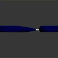 Metal Blade Scissors With Blue Handles On Smooth Surface For Daily Use