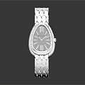 Elegant Silver Wristwatch With Stainless Steel Band And Modern Classic Design
