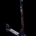 Two Stylish Electric Sports Scooters With Different Colorful Designs And Wheels