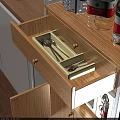Modern Bathroom Cabinet Rack With Drawers Cabinet Doors And Storage Functionality 3d model