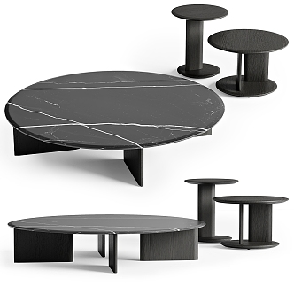 Modern Poliform coffee table 3d model