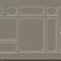 Various Gypsum Crown Molding Design Patterns for Interior Wall Decoration