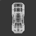 Yellow KRAITRO 6x6 Off Road Pickup Truck Front Bumper Design