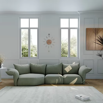 Modern Multiplayer Sofa 3d model