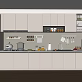 Modern Kitchen Interior Design With Sleek Cabinets Island Counter And Appliances