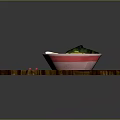 Ramen Bowl with Soft Boiled Egg Green Onions and Nori on Wooden Tray and Chopsticks