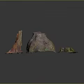 Natural Wood Stone Samples With Colorful Textures And Unique Organic Forms