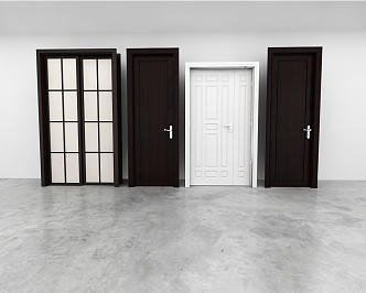 Door combination 3d model