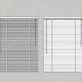 Modern Window Blinds With Stylish Design For Home Interior Use 3d model