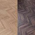 Wooden Flooring Herringbone Pattern Interior With Light And Dark Colors Design 3d model