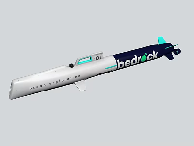 Bedrock Ocean Exploration Underwater Vehicle for Deep Sea Research Missions 3d model