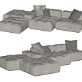 SABA Multiplayer Sofa Module Sofa 3d model