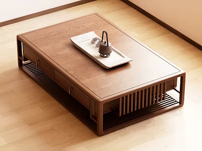 New Chinese Tea Table 3d model