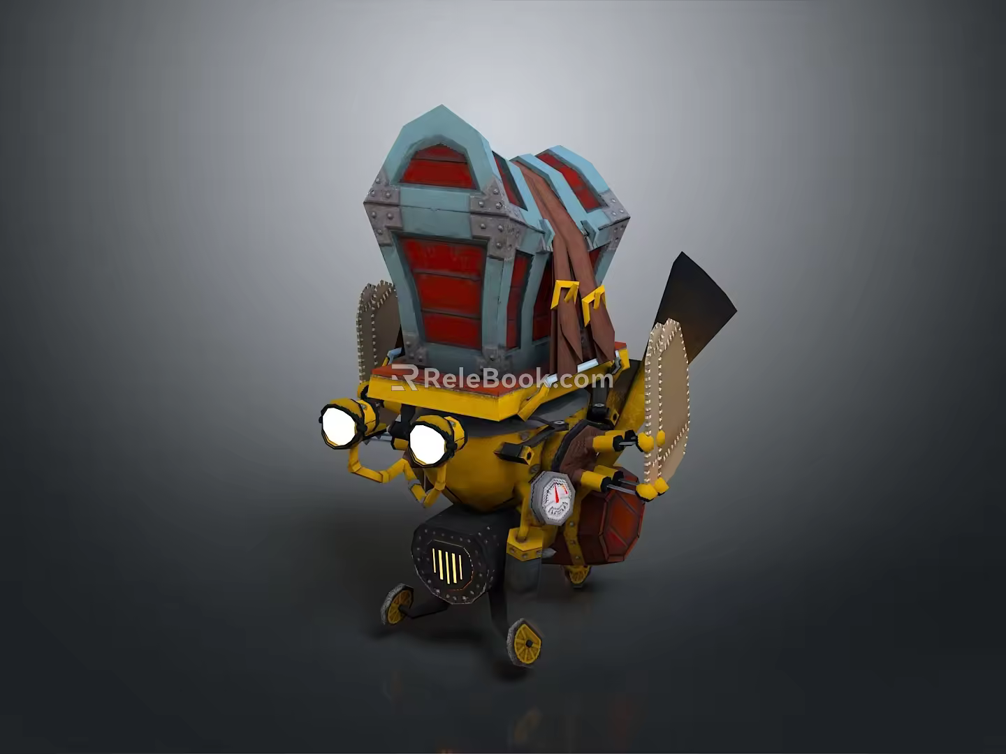 Humanoid robot science fiction robot industrial robot intelligent robot 3d model