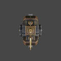 Steampunk Inspired Mechanical Device With Ornate Gears And Vintage Brass Accents