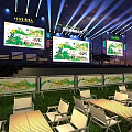 2024 Laoshan Beer Snow Beer Comfortable Outdoor Music Festival Night Scene