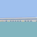 Large Modern Industrial Factory Building With Metal Structure And Multiple Glass Windows