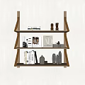 Bookshelf Storage Rack 3d model