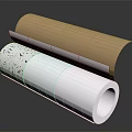 Hardware Tools Adhesive Tape Roll With White And Brown Durable Material For Home Repair