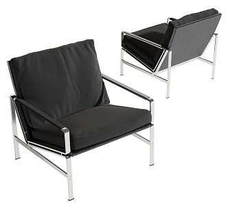 Modern Minotti Lounge Chair 3d model