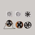 Different Types Of Air Conditioner Fans Including Wall Mounted And Stand Models