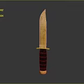Dagger Sword Knife Bayonet 3d model
