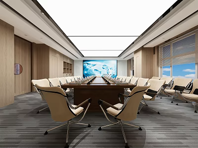 Modern Meeting Room Golden Eagle International Meeting Room 3d model