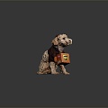 Modern Dog Pet Dog Clothes 3d model