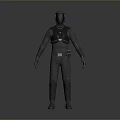 Robot Assistant Small Robot Butler Robot Butler Figure Game Figure 3d model