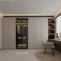 Modern Bedroom Interior With Bed Nightstands Table Lamps Wall Art Window Curtains And Rug