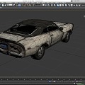 Scrap car broken car broken car abandoned car broken car broken car low face number low model simple model game sub-era film and television level super realistic high precision 3d model