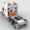 Lego toy building blocks truck truck head 3d model