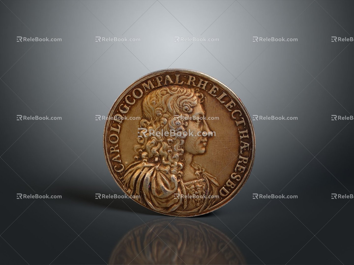 Copper coins, gold coins, silver coins, coins, steel coins, money, daily necessities 3d model